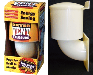 Energy Saving Dryer Vent Cover - Case/Six