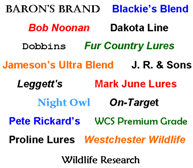 Baits & Lures by Manufacturer