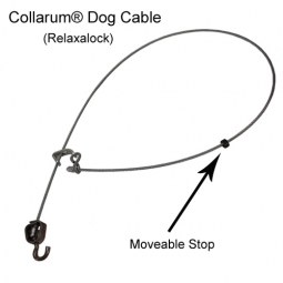 COLLARUM® Replacement Cable 3/16" w/Relaxalock - Coyote/Dog (no spring)