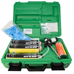 Foam Gun kit w/ Green Plastic molded case