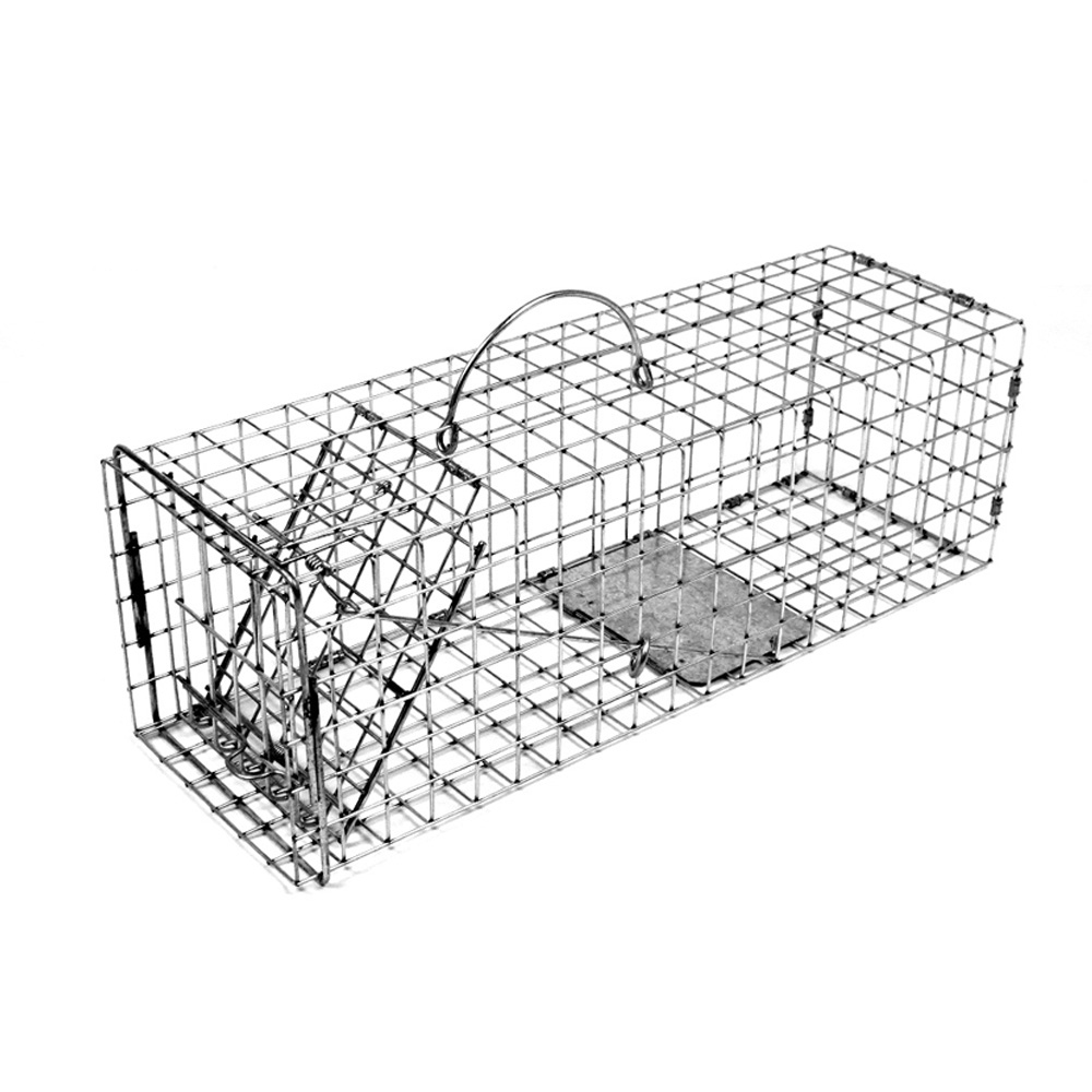 LARGE KORO RODENT DOUBLE SPRING TRAP GRAY SQUIRREL MUSKRAT VERY STRONG 5 X 5 X 4 