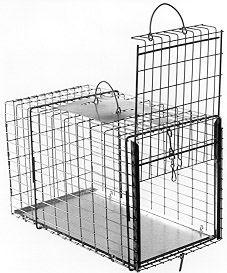Rabbit Size Transfer Cage with Top Door and Sliding Door Tomahawk Model 305DD 