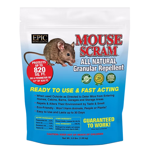Mouse Scram™ Professional Mouse Repellent - 40 Pouch Bag