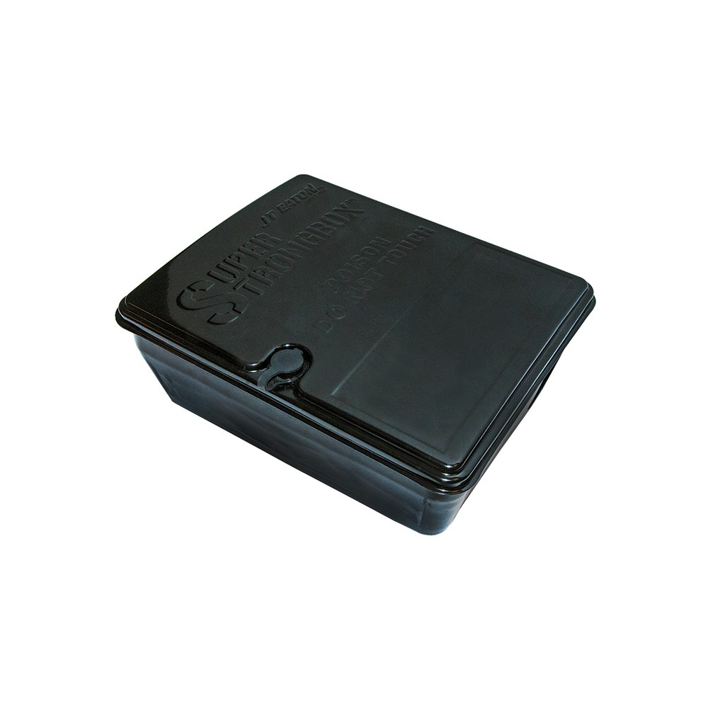 Super Strongbox™ Black Powder Coated Bait Station - Single