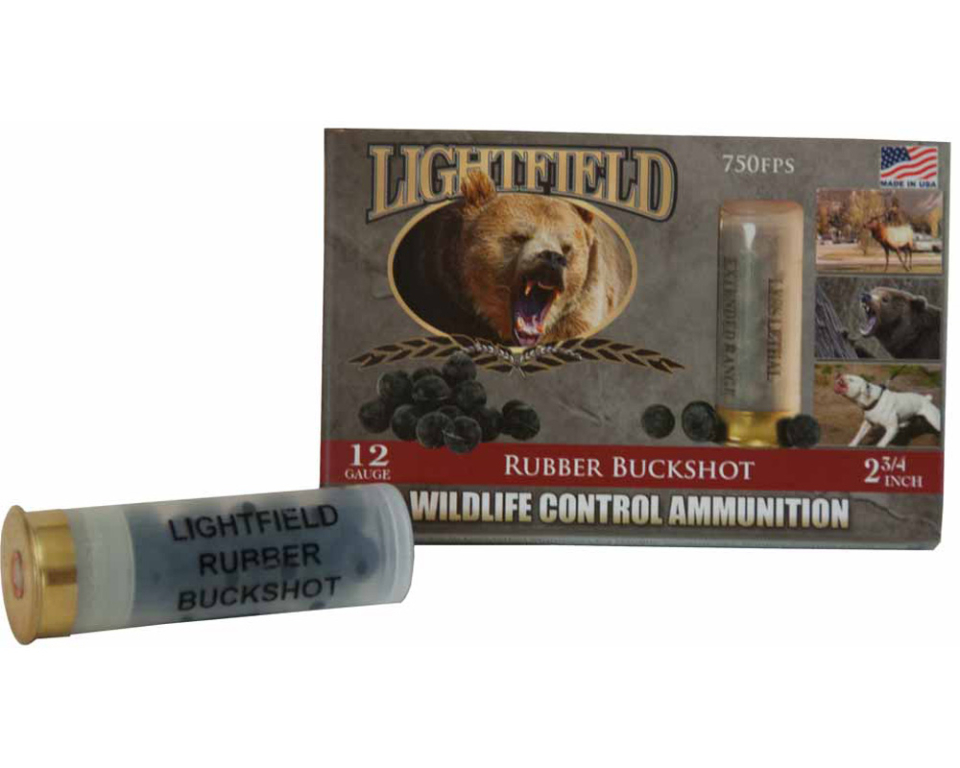 Wildlife Control Supplies: Rubber Buckshot 21 Ball - (5-Pack Box)