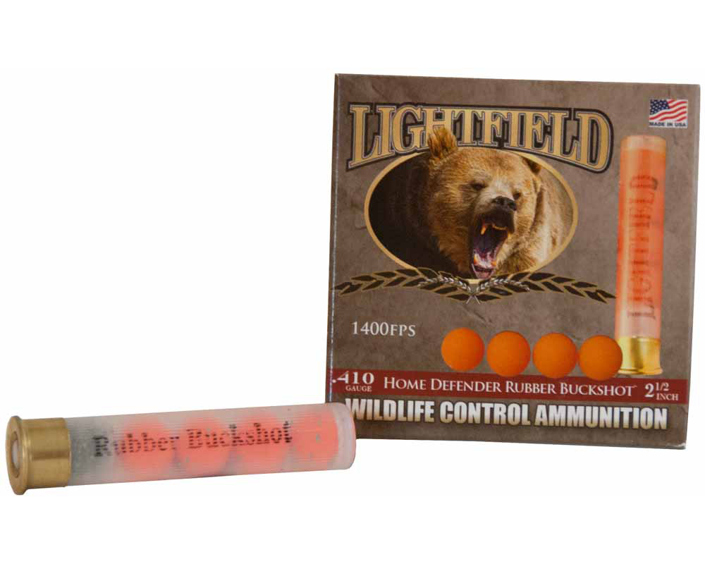 4-Ball Rubber Buckshot Slug - (5-Pack Box), Wildlife Control Supplies