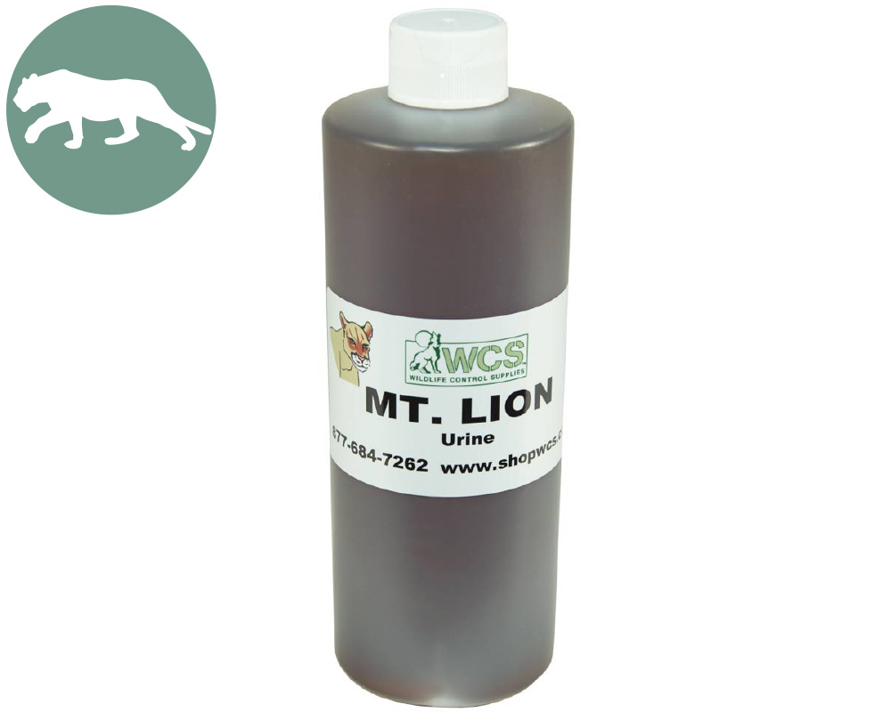 WCS™ Mountain Lion Urine 16 oz. Wildlife Control Supplies Product