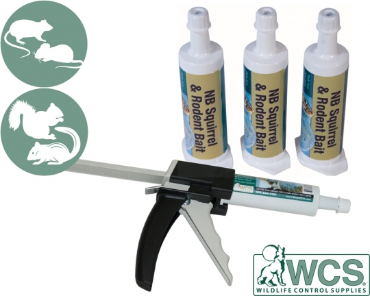 WCS™ NB Bait Tube Gun Kit (includes Gun & 3 Tubes) : 2665
