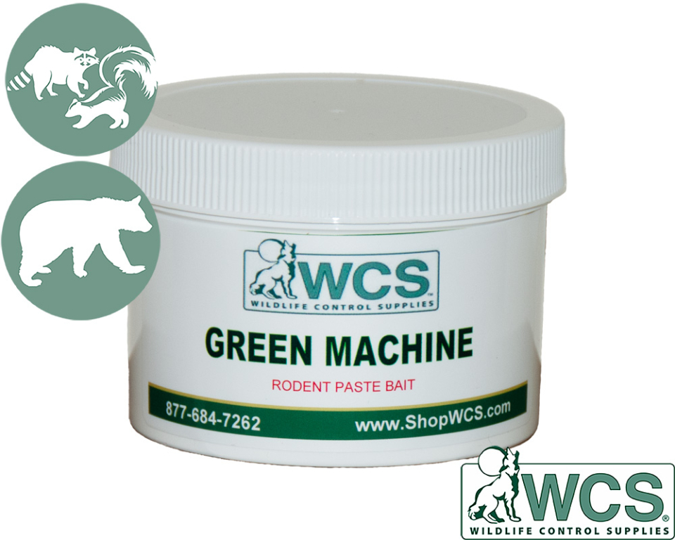 Wildlife Control Supplies: WCS™ Green Machine Rodent Paste Bait