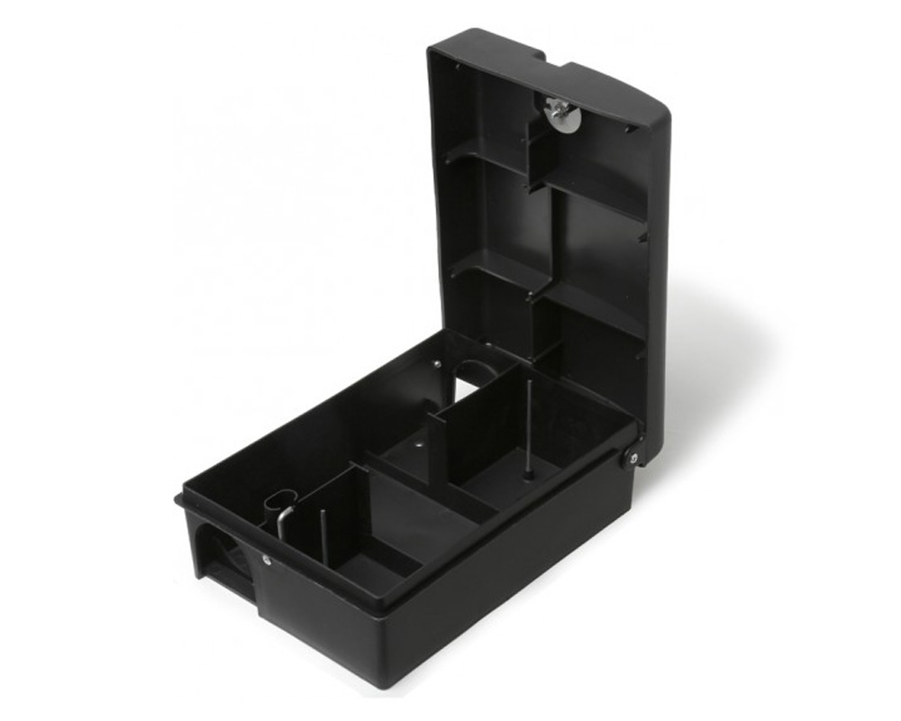 Quicklock Durabait Plastic Rat Bait Station BLACK (CASE of 8)