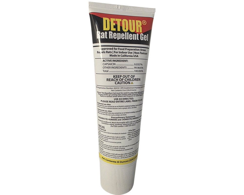 DETOUR Rat Repellent Gel SQUEEZEABLE Tube