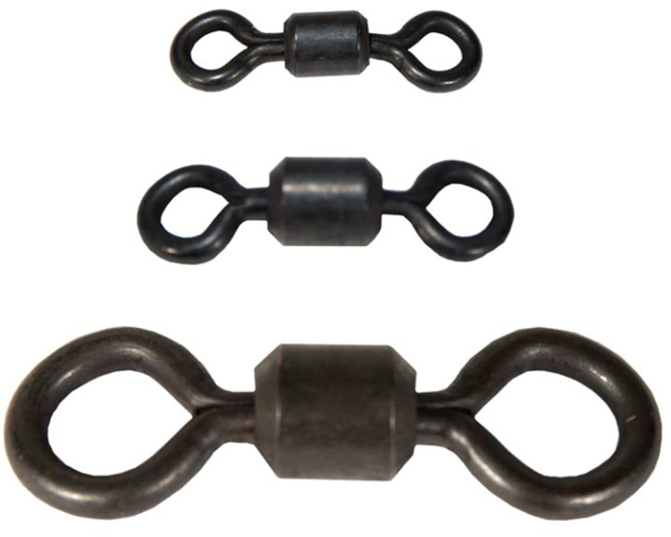 Lot 100 émerillons Agrafes Inoxydable 14 Mm - Pour Pêche - Diverses Tailles