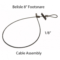 Belisle 8" Foot Snare Replacement Cable - 1/8"