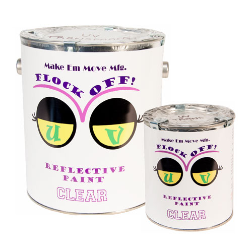 Flock Off UV Reflective Paint Wildlife Control Supplies Product