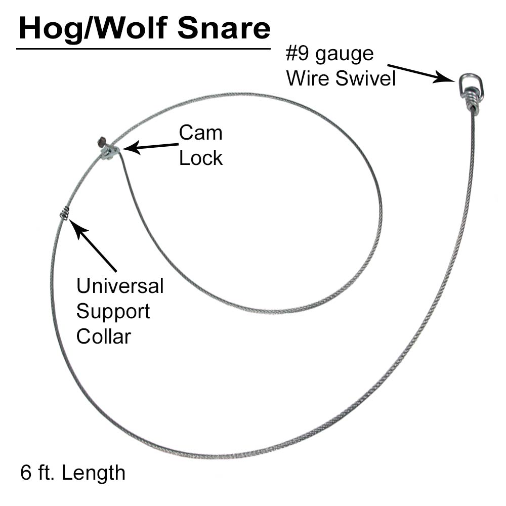 Hog/Wolf Snares (DOZEN) Wildlife Control Supplies Product Code