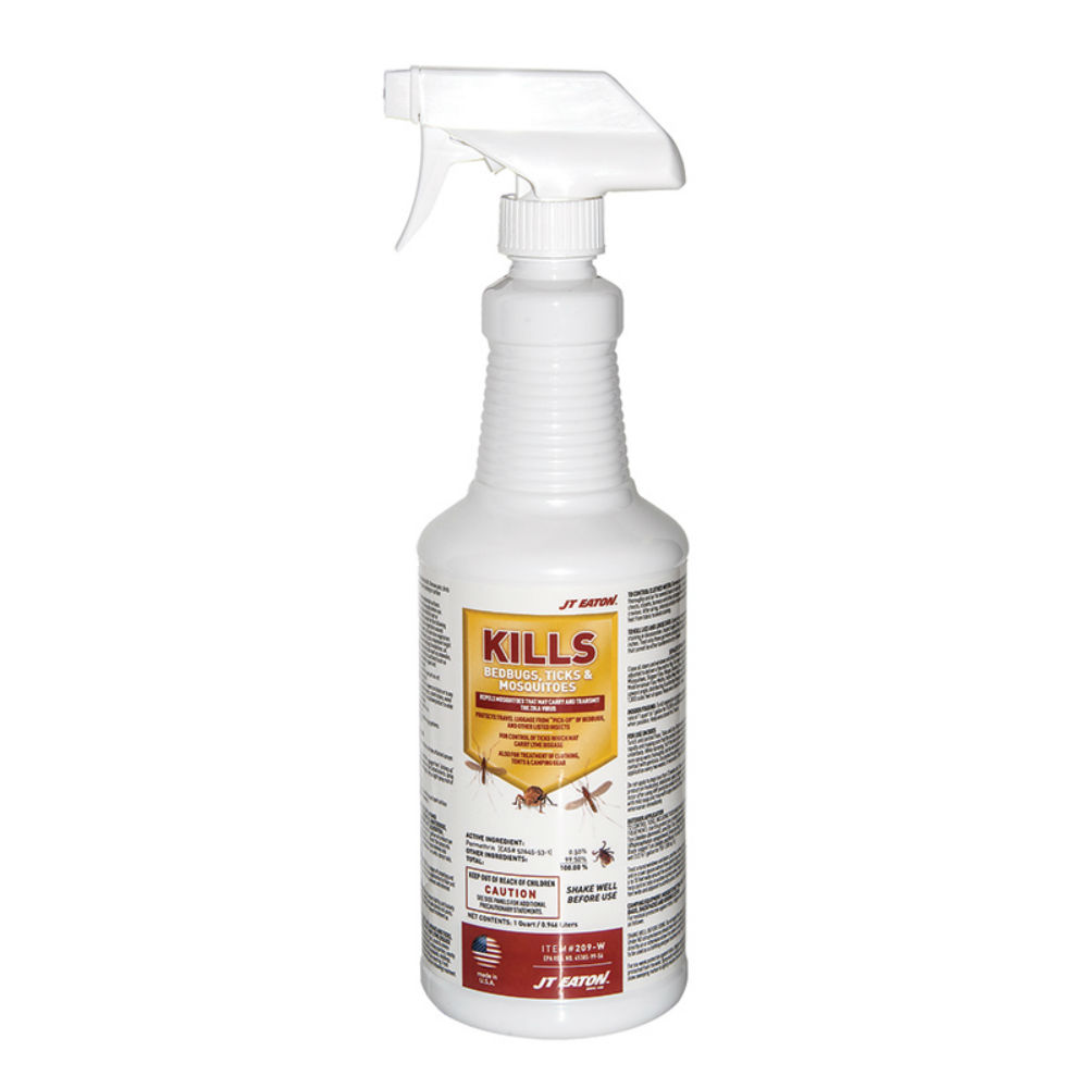 Kills Bed Bugs, Ticks and Mosquitoes Water Base Spray - Quart