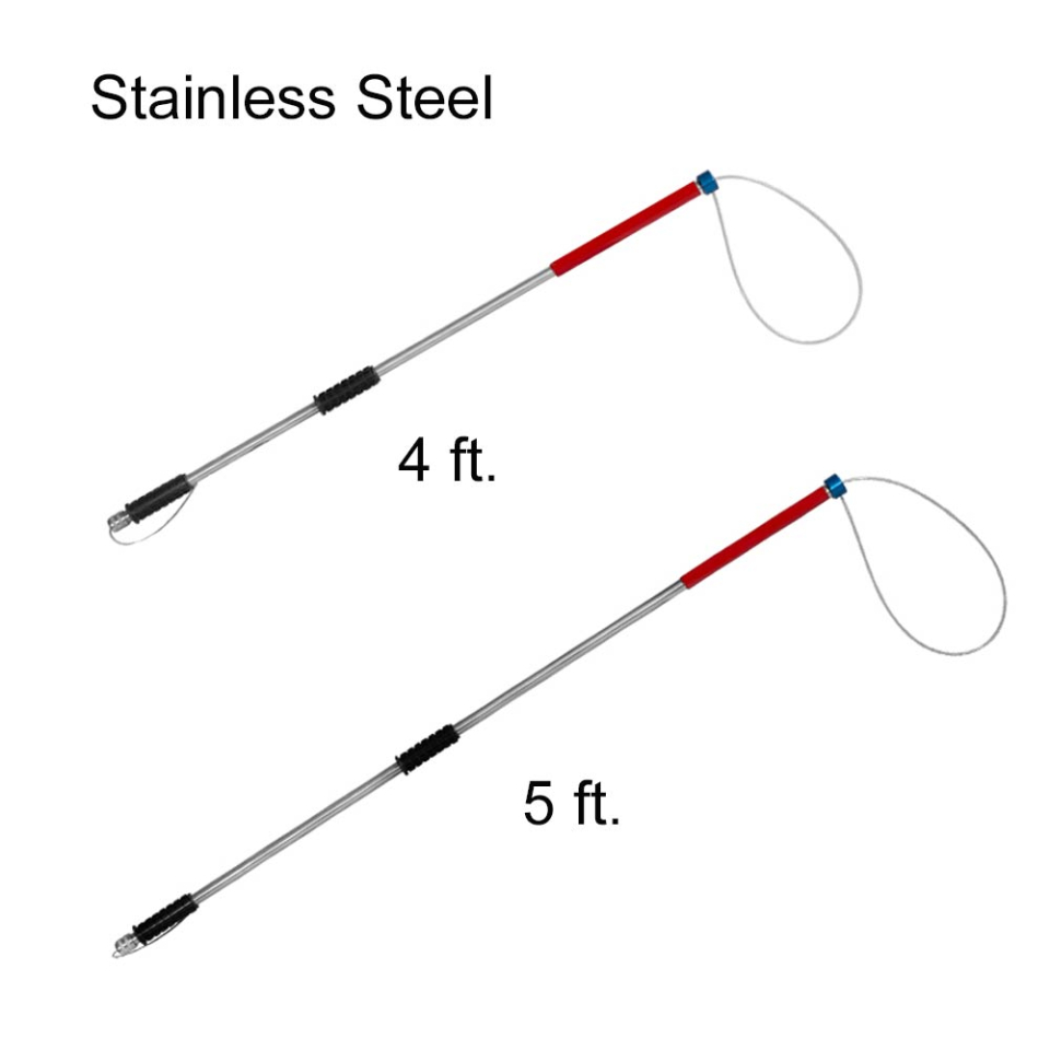 Wildlife Control Supplies: Ketch-All Stainless Steel Pole - 4 ft.