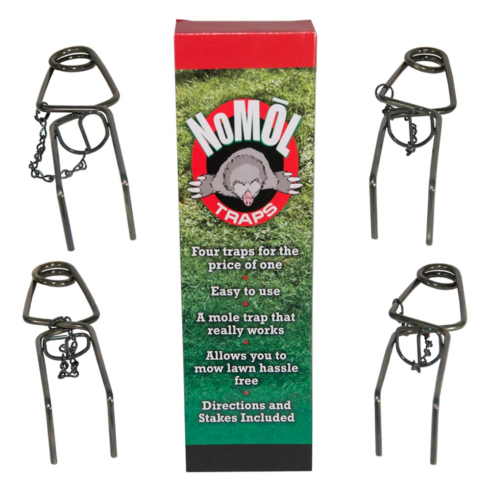 NoMol® Mole trap (4 pack) Wildlife Control Supplies Product Code