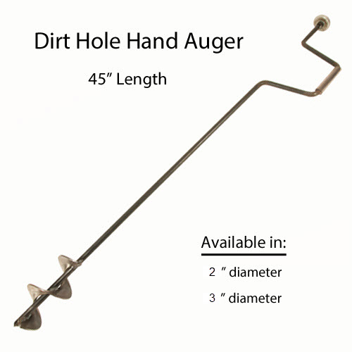 RK Dirt Hole Hand Auger Wildlife Control Supplies Product Code RKTAUG