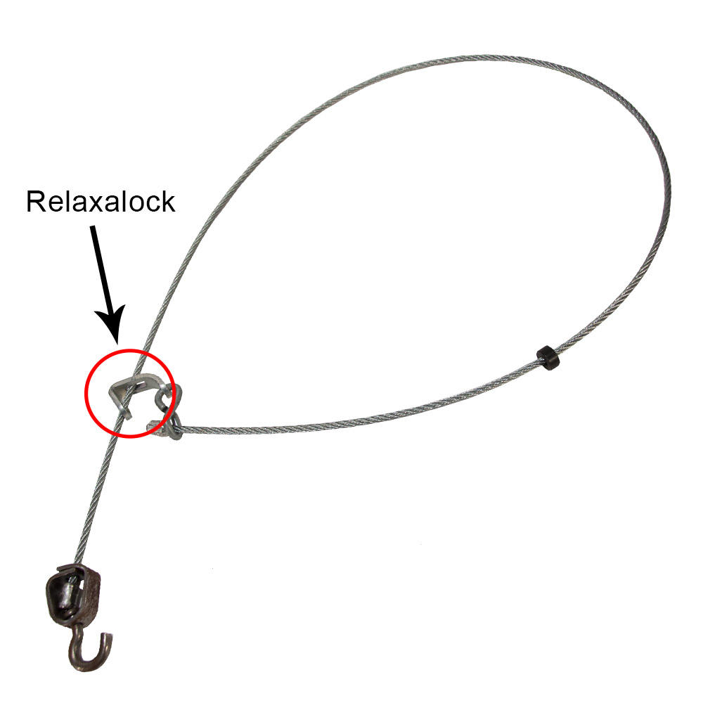 COLLARUM® Replacement Cable 5/32" w/Relaxalock (Fox) (no spring)