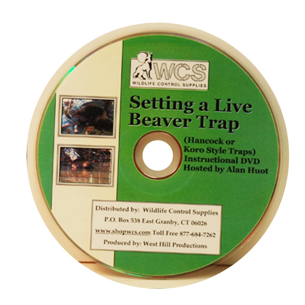Setting a Live Beaver Trap (DVD) Wildlife Control Supplies Product