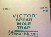 Victor Spear-type Mole Trap (case of 6)