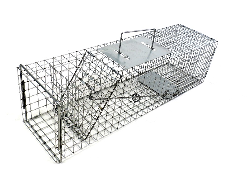 Tomahawk Original Flush Mount Trap w/One Trap Door - Skunk/Opossum/Prairie Dog Size