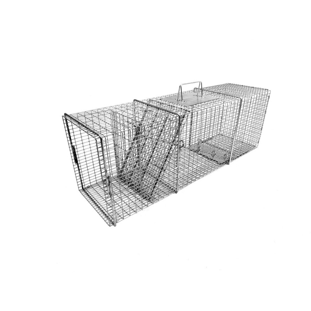 Tomahawk 108.2SS Professional Single Door Flush Mount Trap  - Raccoon/Feral Cat size