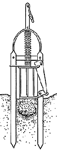 thumbnail image 2 of Heavy Duty Plunger Style Mole Trap – Effective Outdoor Rodent Control, Made In USA 2 of 5
